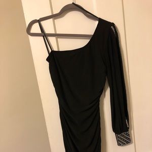 Small One Shoulder Black Going Out Dress NWT